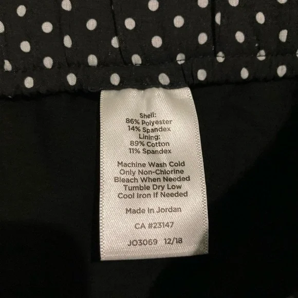 Callaway Black and White Opti-Dri Shirt and Skort Set Size XL - Picture 9 of 11